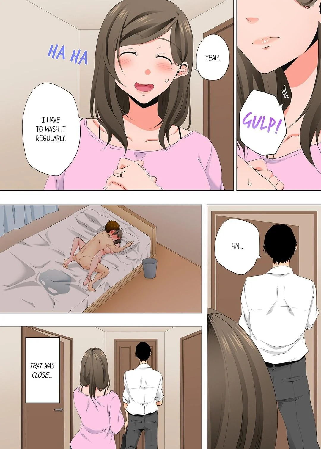 A Sexless Wife Finds Pleasures in a Sexual Beauty Treatment and Cums Again and Again Chapter 127 page 1