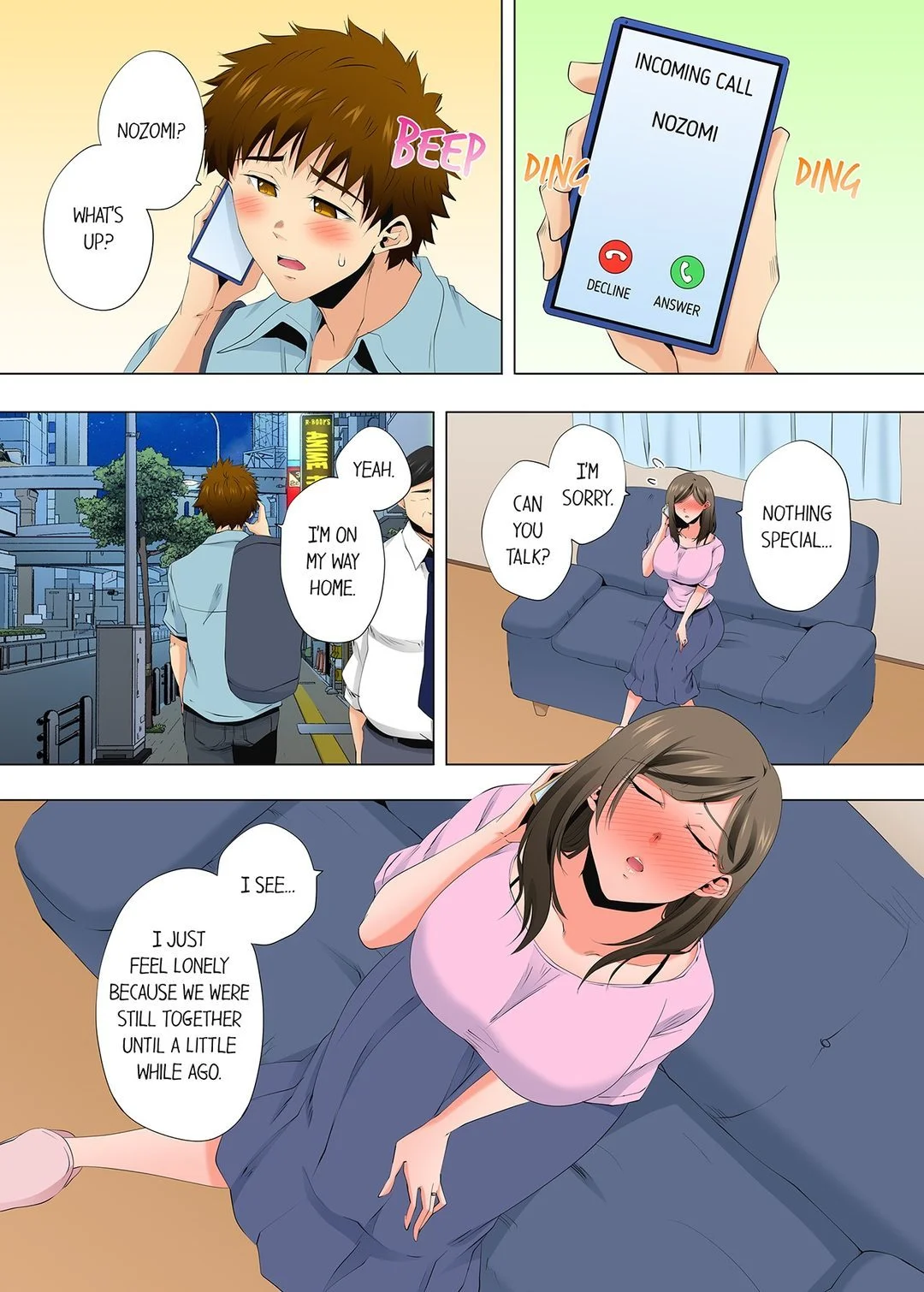 A Sexless Wife Finds Pleasures in a Sexual Beauty Treatment and Cums Again and Again Chapter 149 page 1