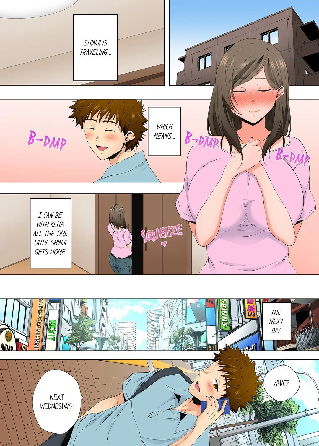 A Sexless Wife Finds Pleasures in a Sexual Beauty Treatment and Cums Again and Again Chapter 154 page 1