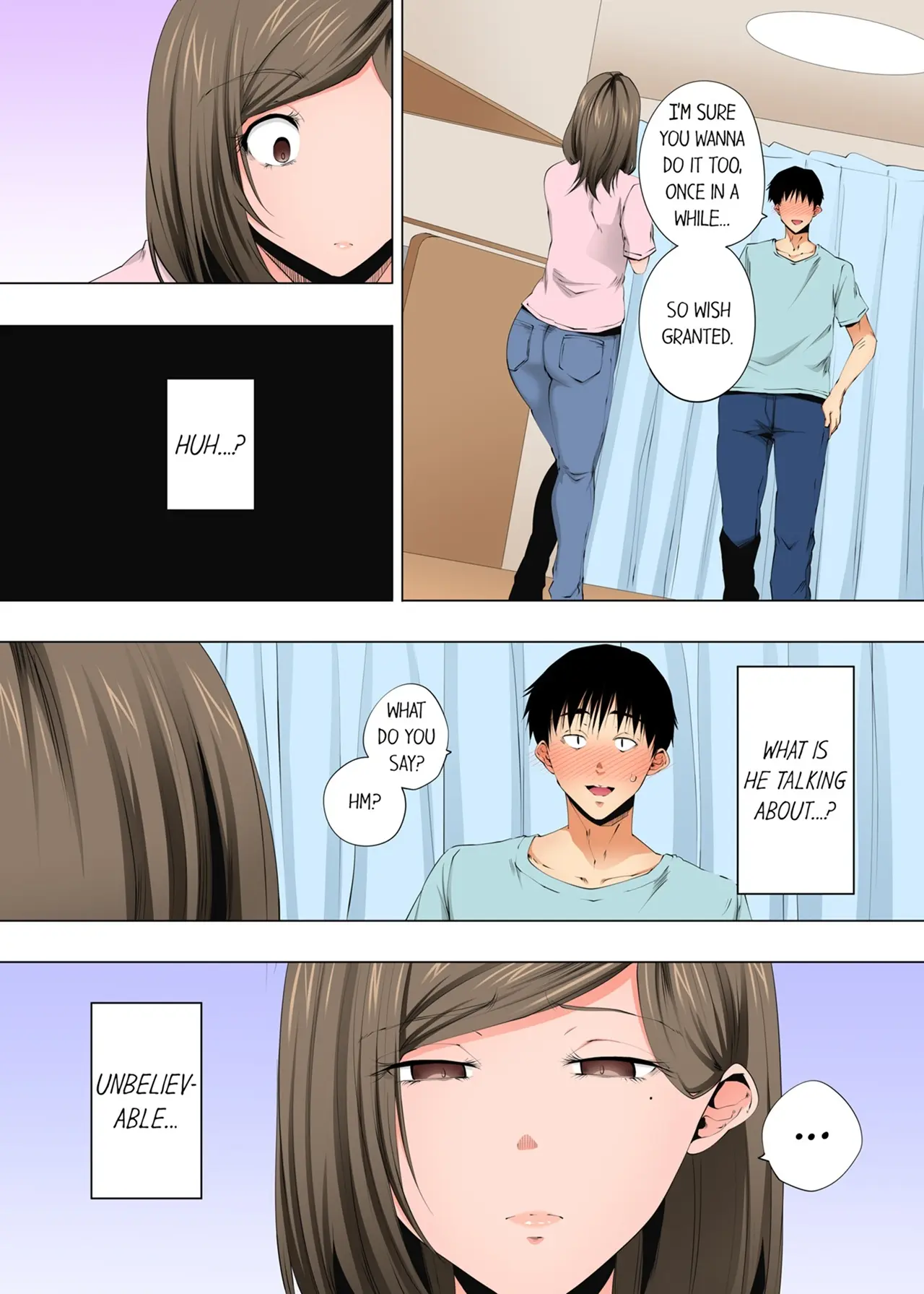 A Sexless Wife Finds Pleasures in a Sexual Beauty Treatment and Cums Again and Again Chapter 184 page 1