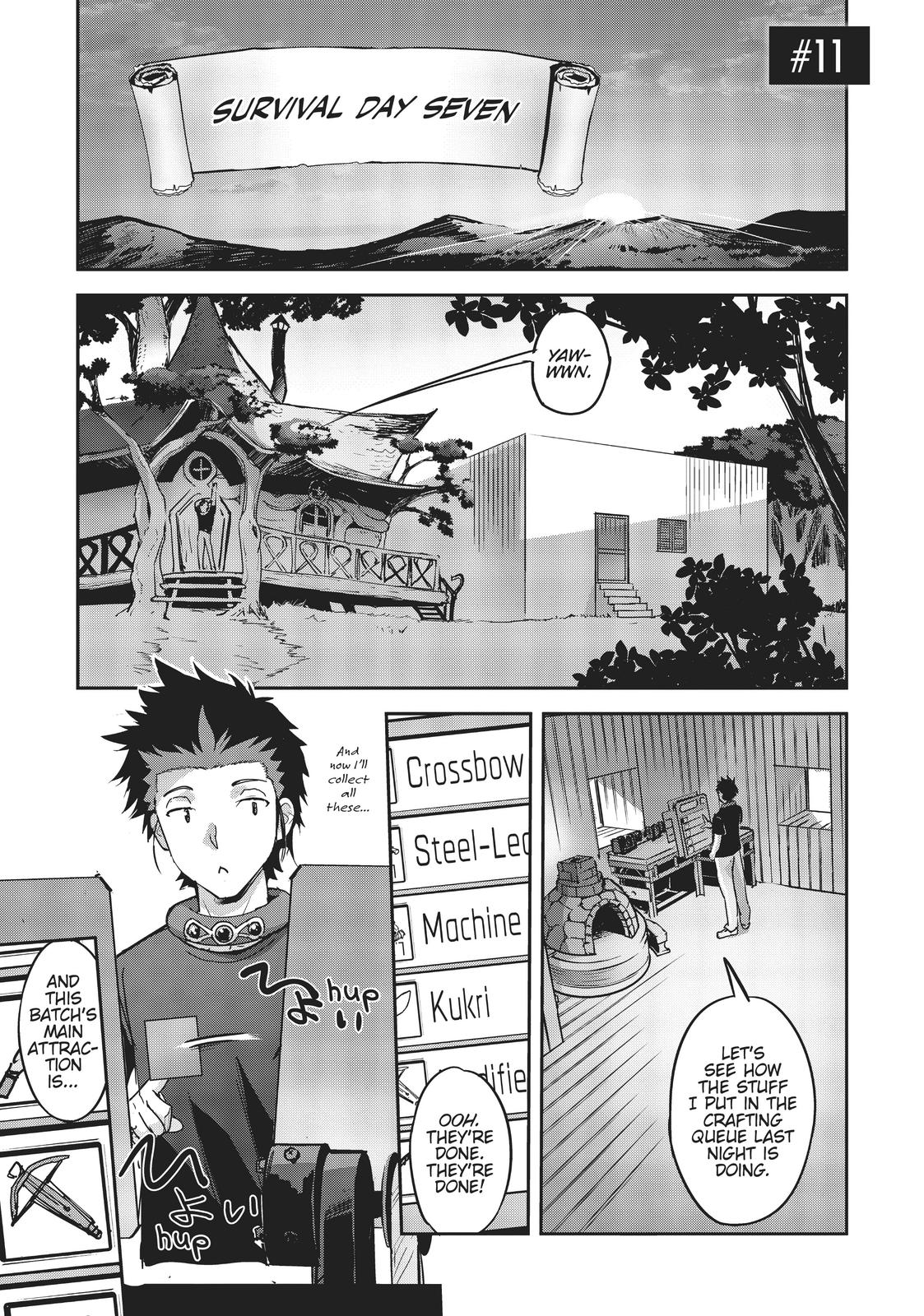 Goshujin-sama to Yuku Isekai Survival! Chapter 11 page 1