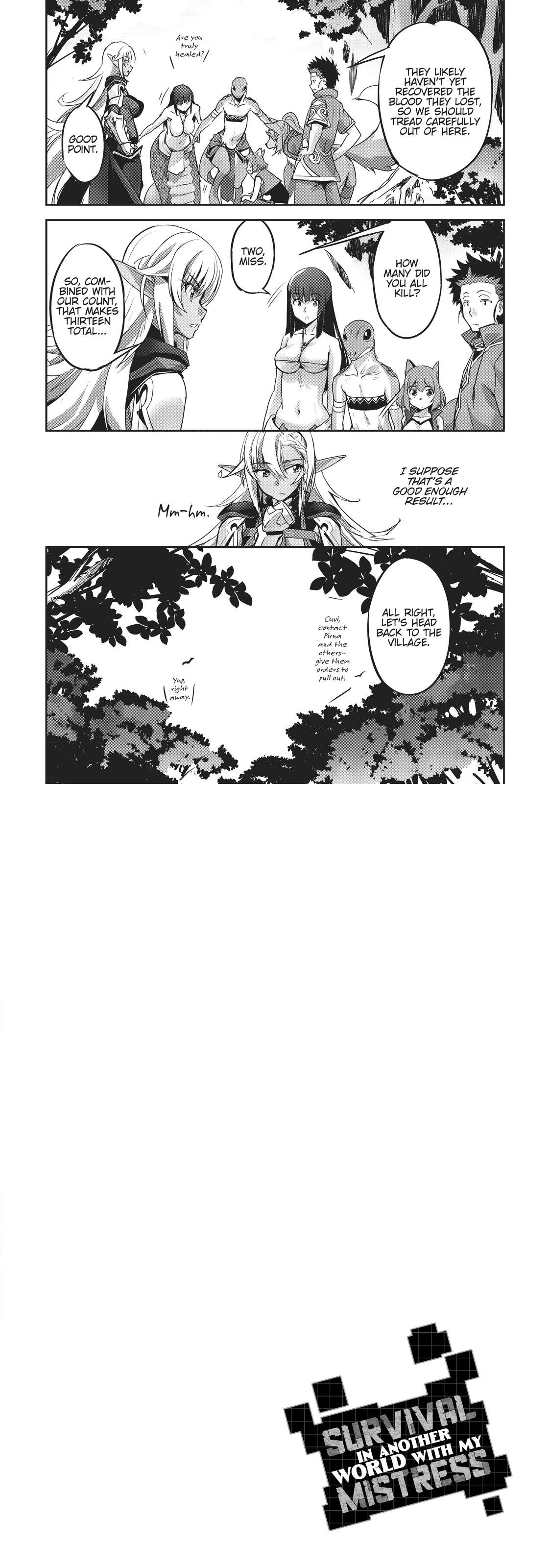 Goshujin-sama to Yuku Isekai Survival! Chapter 14 pages 17 through 18