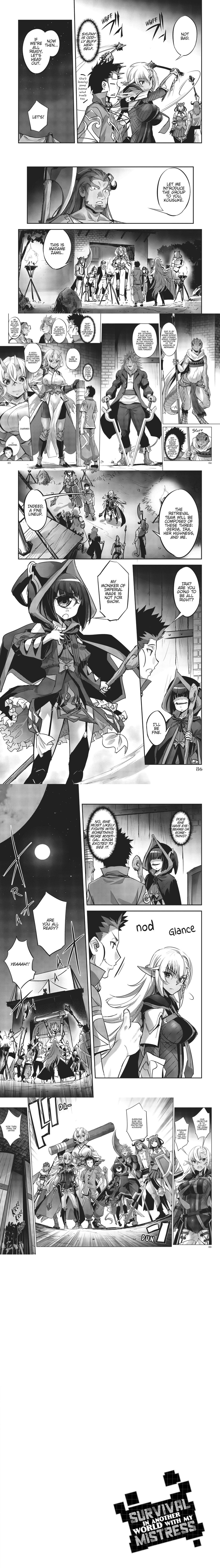 Goshujin-sama to Yuku Isekai Survival! Chapter 16 pages 17 through 22