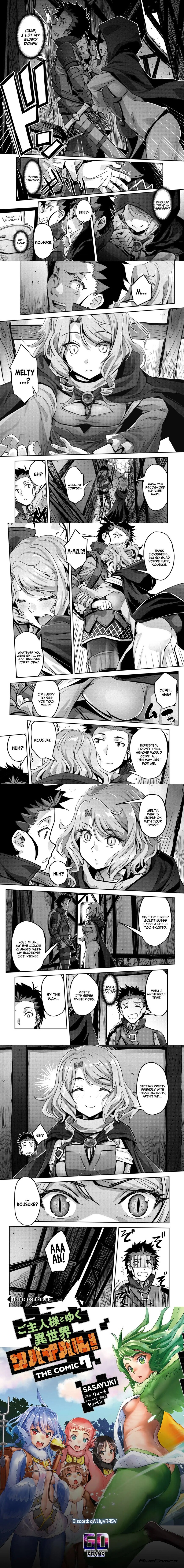 Goshujin-sama to Yuku Isekai Survival! Chapter 52 pages 21 through 26
