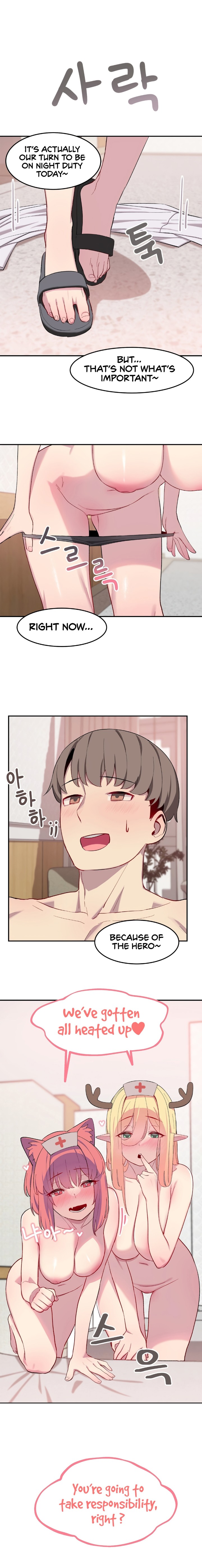 Hospitalized Life in Another World Chapter 4 page 1