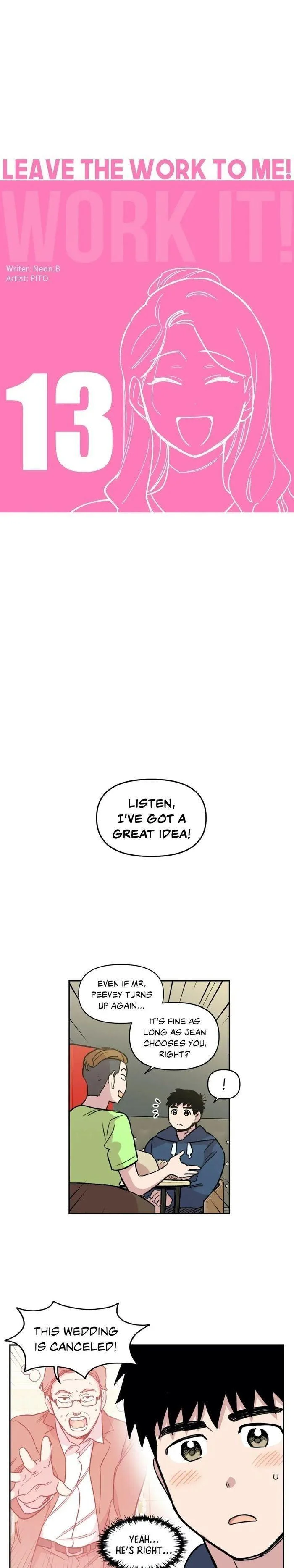 Leave the work to me! Chapter 13 page 1