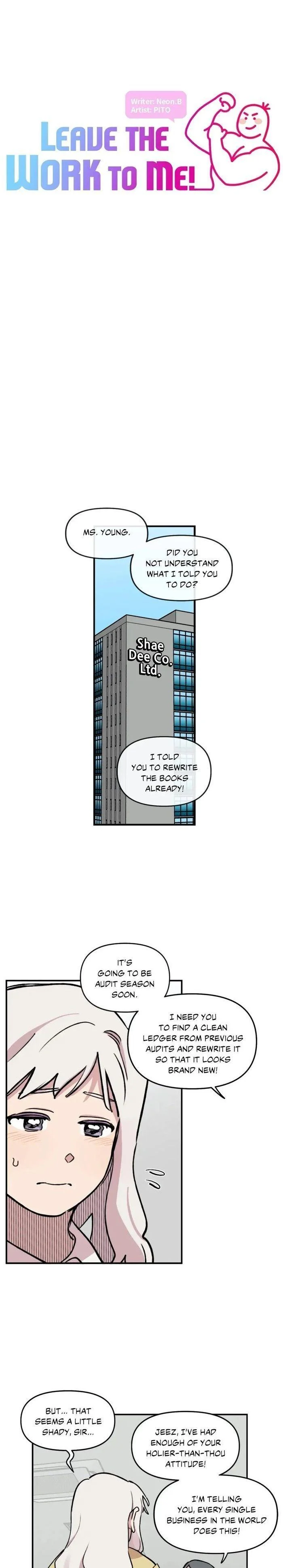 Leave the work to me! Chapter 30 page 1